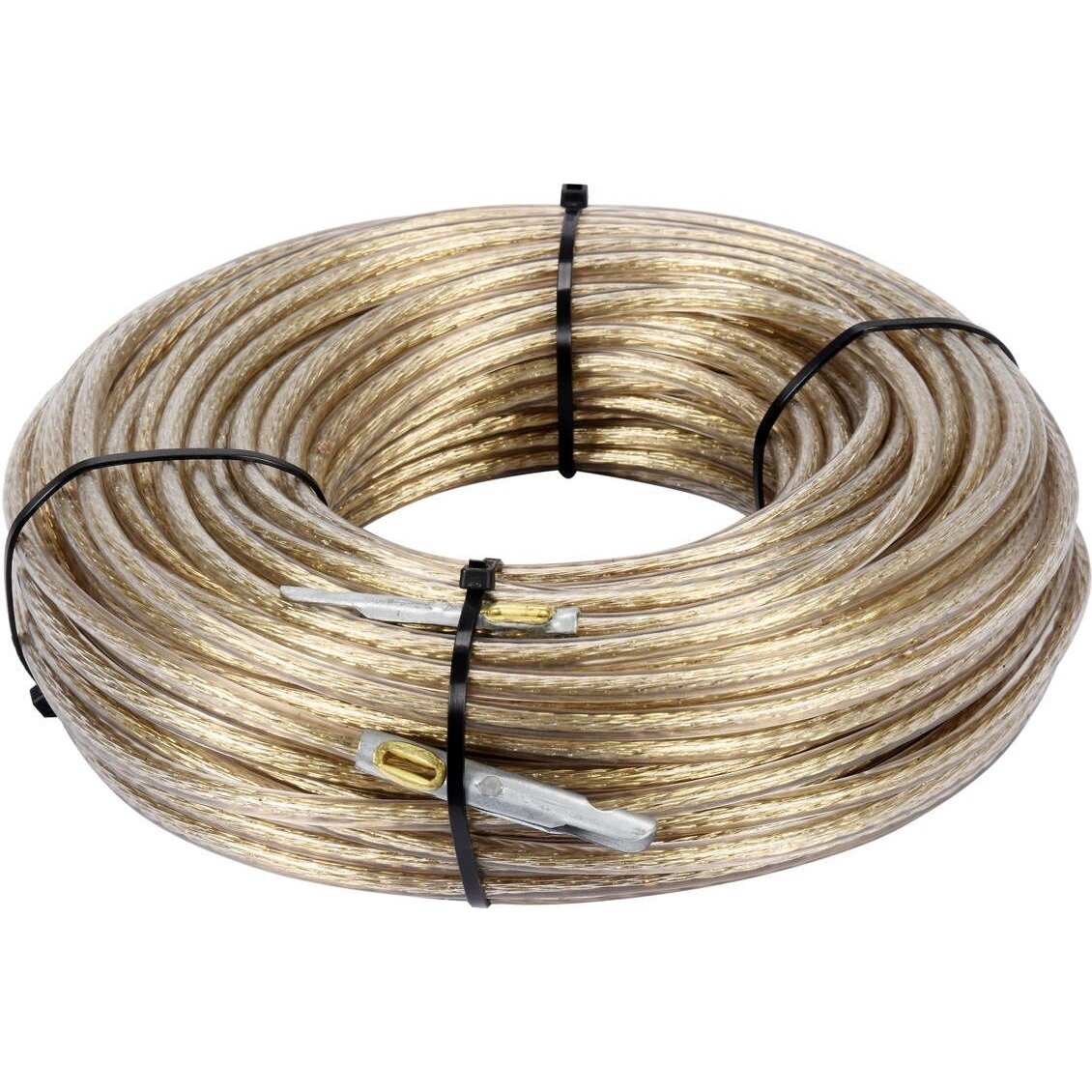 Muitinės plombavimo trosas plieninis, su antgaliais 6mm x 42m Muitinės plombavimo trosas plieninis, su antgaliais 6mm x 42m