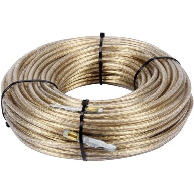 Muitinės plombavimo trosas plieninis, su antgaliais 6mm x 42m Muitinės plombavimo trosas plieninis, su antgaliais 6mm x 42m