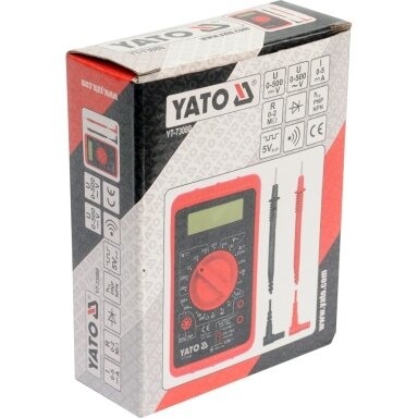 Multimetras-skaitmeninis testeris YATO YT-73080 Multimetras-skaitmeninis testeris YATO YT-73080