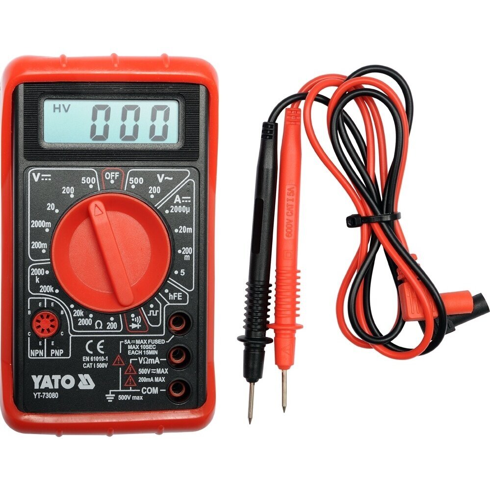 Multimetras-skaitmeninis testeris YATO YT-73080 Multimetras-skaitmeninis testeris YATO YT-73080
