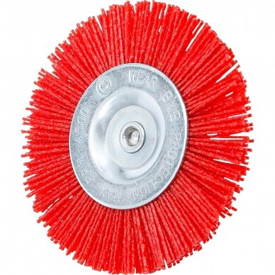Nailoninis šepetys plokščias 100mm, 6mm antgalis BGS 2 Nailoninis šepetys plokščias 100mm, 6mm antgalis BGS 2