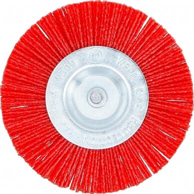Nailoninis šepetys plokščias 100mm, 6mm antgalis BGS 4 Nailoninis šepetys plokščias 100mm, 6mm antgalis BGS 4