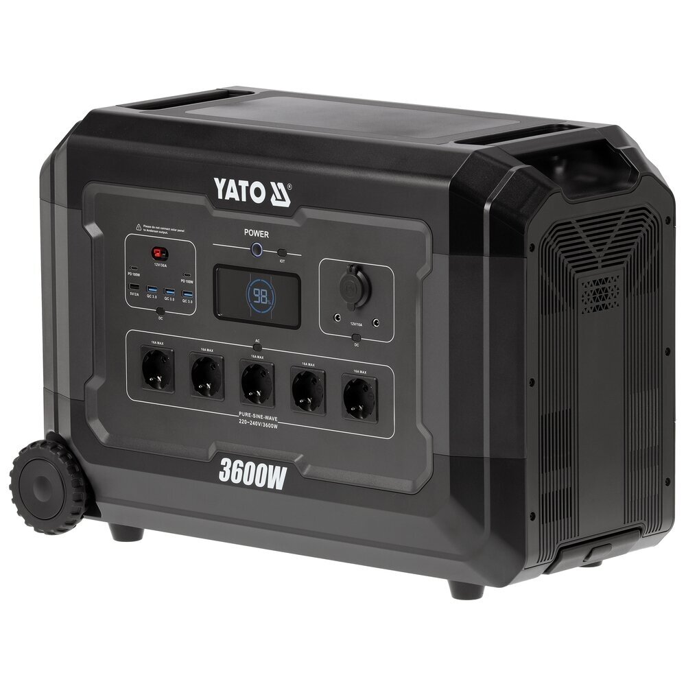 Nešiojama maitinimo stotis | 3600W | 3072WH YATO 2 Nešiojama maitinimo stotis | 3600W | 3072WH YATO 2