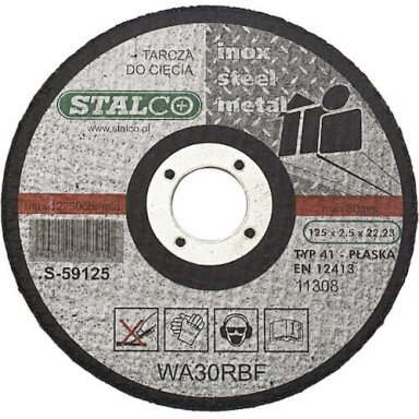 Nerūdijančio plieno pjovimo diskas STALCO 230x2,0mm