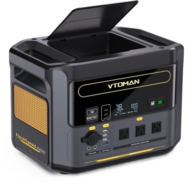 Nešiojamas įkroviklis / Mobili maitinimo stotelė 1500W/3000W su valdymo bloku 1548Wh Nešiojamas įkroviklis / Mobili maitinimo stotelė 1500W/3000W su valdymo bloku 1548Wh