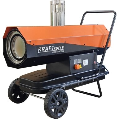 Netiesioginio degimo dyzelinis šildytuvas 30kW su kaminu KD5961 Netiesioginio degimo dyzelinis šildytuvas 30kW su kaminu KD5961