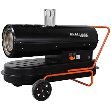 Netiesioginio degimo dyzelinis šildytuvas 40kW (su kaminu) Kraftdele KD11714 Netiesioginio degimo dyzelinis šildytuvas 40kW (su kaminu) Kraftdele KD11714