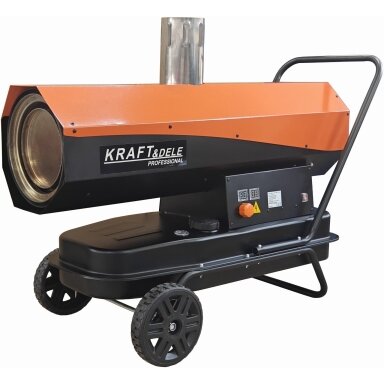 Netiesioginio degimo dyzelinis šildytuvas 40kW (su kaminu) Kraftdele KD5962