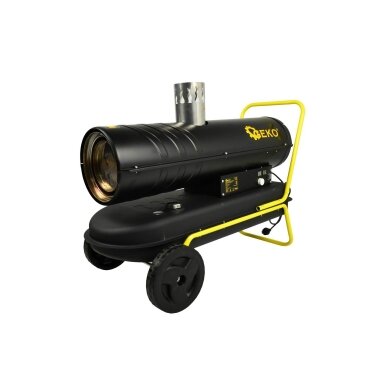 Netiesioginio degimo dyzelinis šildytuvas 40kW su termostatu ir kaminu Netiesioginio degimo dyzelinis šildytuvas 40kW su termostatu ir kaminu