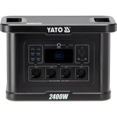 Nešiojama maitinimo stotis | 2400W | 2232WH YATO Nešiojama maitinimo stotis | 2400W | 2232WH YATO