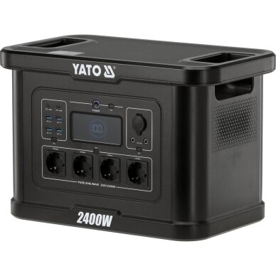 Nešiojama maitinimo stotis | 2400W | 2232WH YATO 1 Nešiojama maitinimo stotis | 2400W | 2232WH YATO 1