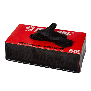 Nitrilinės pirštinės XL | 50 vnt. M90263 Nitrilinės pirštinės XL | 50 vnt. M90263