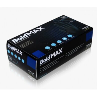 Nitrilinės pirštinės BOLD-MAX M dydis 2