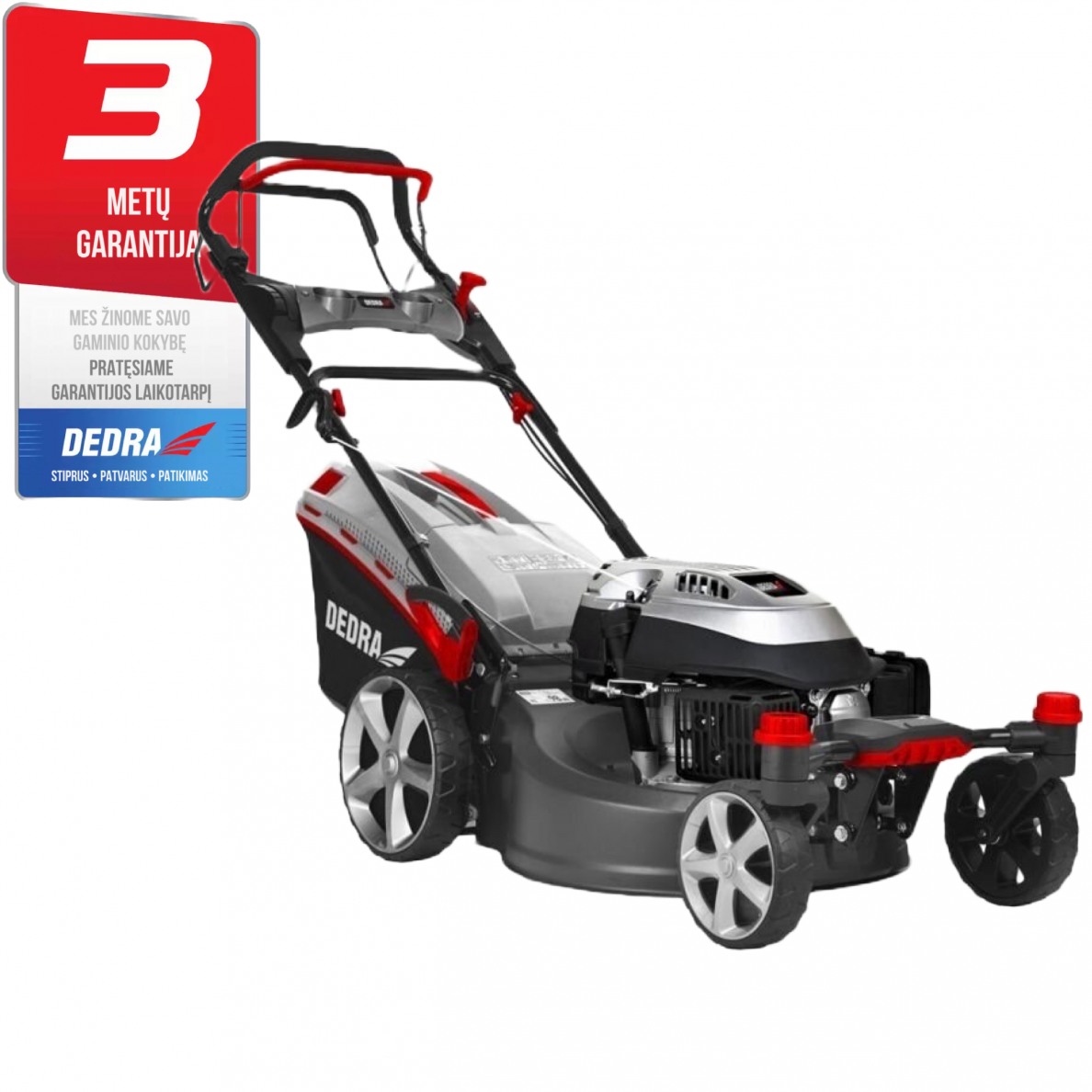 Nulinio apsisukimo benzininė žoliapjovė 4,2kW, 196ccm DEDRA DED8727-51C