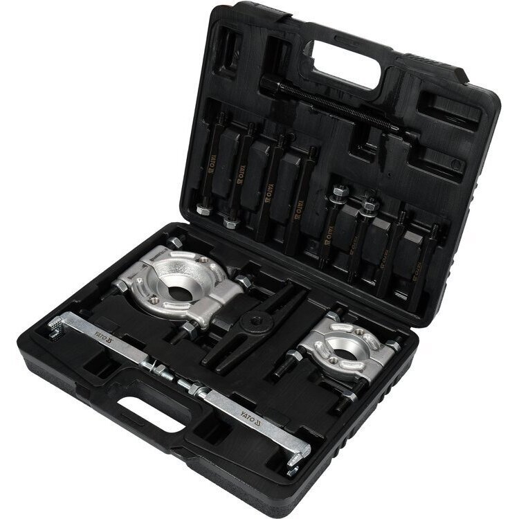Nuėmėjų komplektas + tiltas ir kojelės 14vnt. YATO YT-06412 Nuėmėjų komplektas + tiltas ir kojelės 14vnt. YATO YT-06412