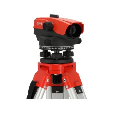 Optinis nivelyras su aksesuarais | 32X IP66 + 5 m lenta + trikojis YT-30551 YATO 4