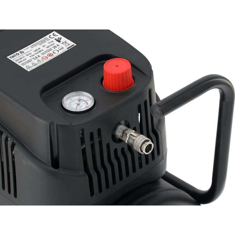 Oro kompresorius betepalinis | 1200 W | 24 l | 8 bar YATO 6