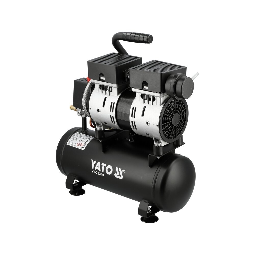Oro kompresorius betepalinis tylus 6L 107L/min 550W YATO Oro kompresorius betepalinis tylus 6L 107L/min 550W YATO