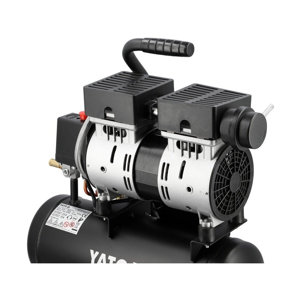 Oro kompresorius betepalinis tylus 6L 107L/min 550W YATO 6