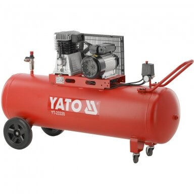 Oro kompresorius 200L, 360L/min 3.0HP YATO YT-23320 Oro kompresorius 200L, 360L/min 3.0HP YATO YT-23320