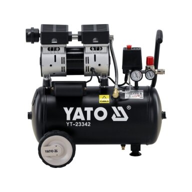 Oro kompresorius betepalinis 24L 8BAR 140L/min 750W YATO Oro kompresorius betepalinis 24L 8BAR 140L/min 750W YATO
