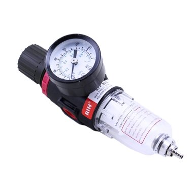 Oro srauto reguliatorius su drėgmės filtru 1/4", 500l/min Oro srauto reguliatorius su drėgmės filtru 1/4", 500l/min