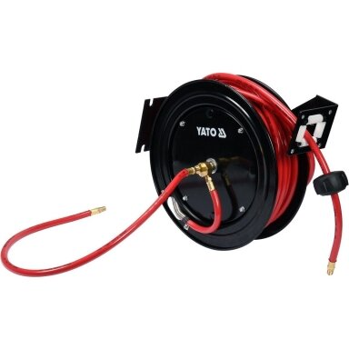 Oro žarna su rite automatinė ištraukiama  9,5mm x 15m YATO YT-24250
