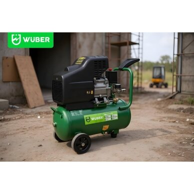 Oro kompresorius 24L, 8 BAR – 90 l/min, 1100W Wuber W54001 10 Oro kompresorius 24L, 8 BAR – 90 l/min, 1100W Wuber W54001 10