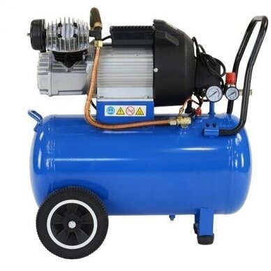 Oro kompresorius 50L, 2cilidrų 2,2kW, 250L/MIN 3 Oro kompresorius 50L, 2cilidrų 2,2kW, 250L/MIN 3