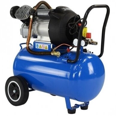 Oro kompresorius 50L, 2cilidrų 2,2kW, 250L/MIN 4 Oro kompresorius 50L, 2cilidrų 2,2kW, 250L/MIN 4