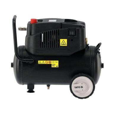 Oro kompresorius betepalinis | 1200 W | 24 l | 8 bar YATO 5