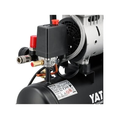 Oro kompresorius betepalinis tylus 6L 107L/min 550W YATO 5 Oro kompresorius betepalinis tylus 6L 107L/min 550W YATO 5