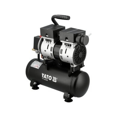 Oro kompresorius betepalinis tylus 6L 107L/min 550W YATO Oro kompresorius betepalinis tylus 6L 107L/min 550W YATO