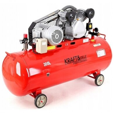 Oro kompresorius trifazis 300L, 5.5kW 8Bar Kraftdele KD1410 3 Oro kompresorius trifazis 300L, 5.5kW 8Bar Kraftdele KD1410 3