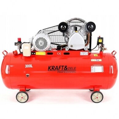 Oro kompresorius trifazis 300L, 5.5kW 8Bar Kraftdele KD1410 2 Oro kompresorius trifazis 300L, 5.5kW 8Bar Kraftdele KD1410 2