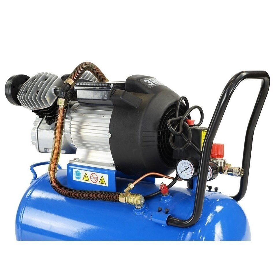 Oro kompresorius 50L, 2cilidrų 2,2kW, 250L/MIN 10 Oro kompresorius 50L, 2cilidrų 2,2kW, 250L/MIN 10
