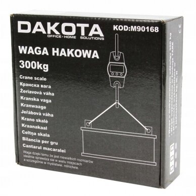 Pakabinamos svarstyklės 300Kg Dakota 4 Pakabinamos svarstyklės 300Kg Dakota 4
