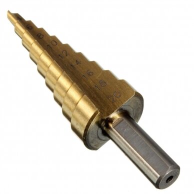Pakopinis grąžtas skylės praplatinimui 4-20mm Essen Tools EB-4343 2 Pakopinis grąžtas skylės praplatinimui 4-20mm Essen Tools EB-4343 2