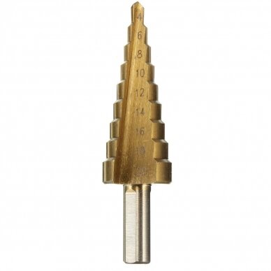 Pakopinis grąžtas skylės praplatinimui 4-20mm Essen Tools EB-4343 1