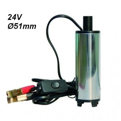 Panardinama dyzelino pompa 24V Ø51mm Panardinama dyzelino pompa 24V Ø51mm