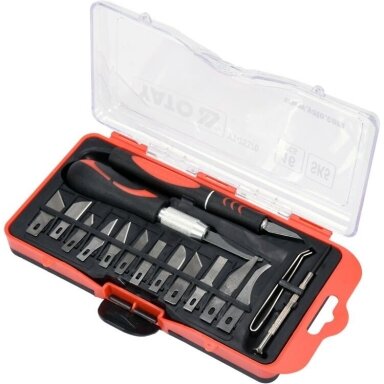 Peiliukų rinkinys tiksliems darbams 16vnt. YATO YT-75370