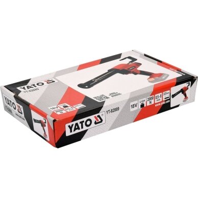 Pistoletas silikonui akumuliatorinis | 18V | be baterijos YATO 4 Pistoletas silikonui akumuliatorinis | 18V | be baterijos YATO 4