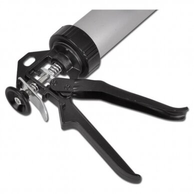 Pistoletas silikonui kasetėms, aliuminis 380mm BGS-Technic 1 Pistoletas silikonui kasetėms, aliuminis 380mm BGS-Technic 1