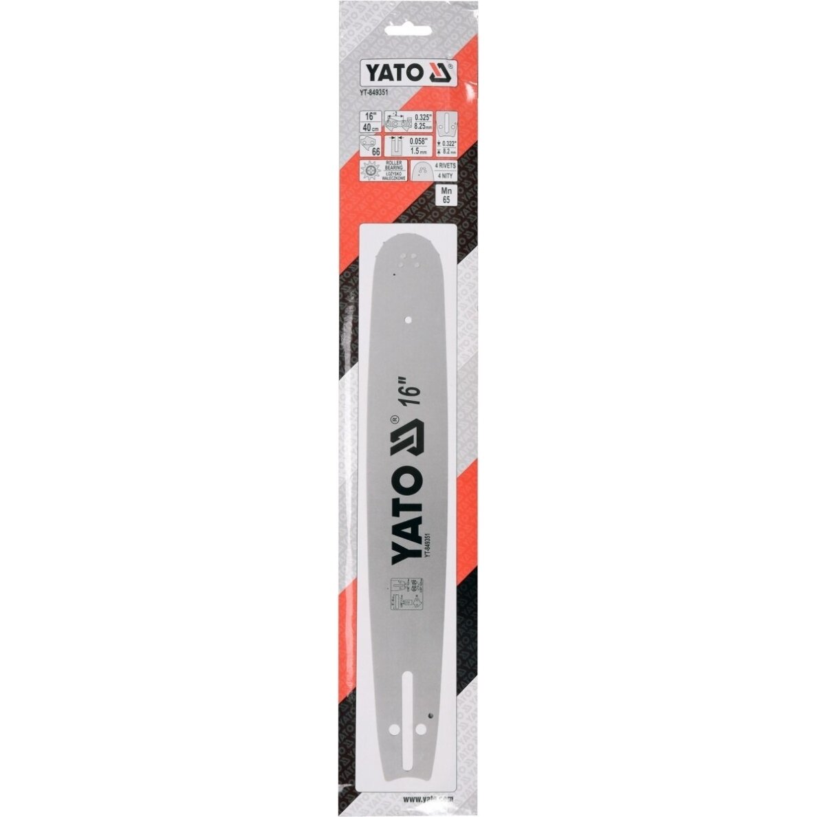 Pjovimo juosta | 16" .325U YT-849351 YATO 1
