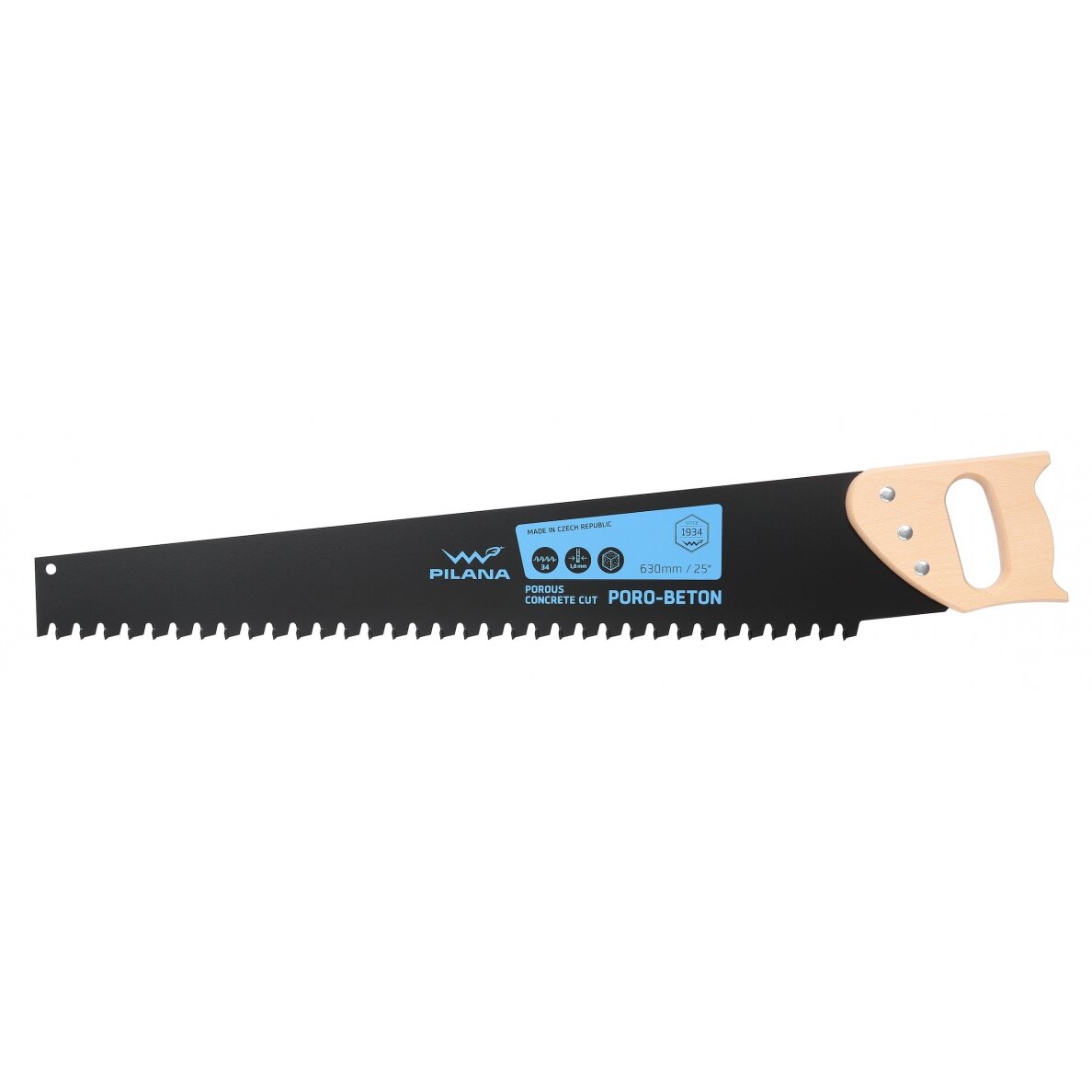 Pjūklas akytbetoniui PILANA 630mm, 34/34 dantys