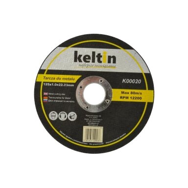 Pjovimo diskas metalui 125x1,0x22,23mm Pjovimo diskas metalui 125x1,0x22,23mm