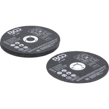 Pjovimo diskų rinkinys nerūdijančiam plienui Ø 75 x 1,0 x 10 mm 5 vnt.