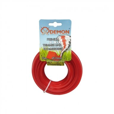 Pjovimo valas trimeriams 3,0mm x 15m (Kvadratinis) Pjovimo valas trimeriams 3,0mm x 15m (Kvadratinis)