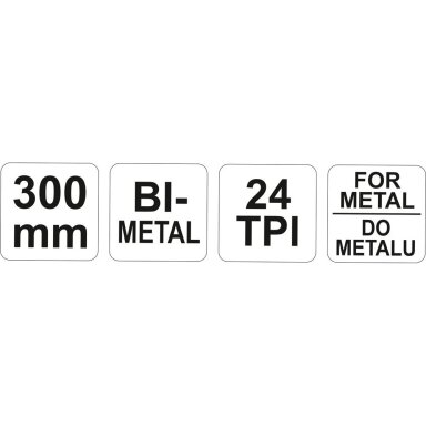 Pjūklas metalui 300mm YATO Pjūklas metalui 300mm YATO