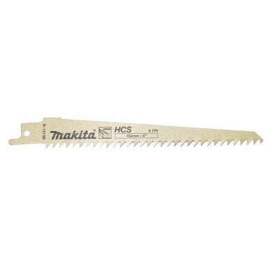Pjūkleliai tiesiniam pjūklui 152x1,25mm, 5vnt. HCS Makita B-16798 Pjūkleliai tiesiniam pjūklui 152x1,25mm, 5vnt. HCS Makita B-16798